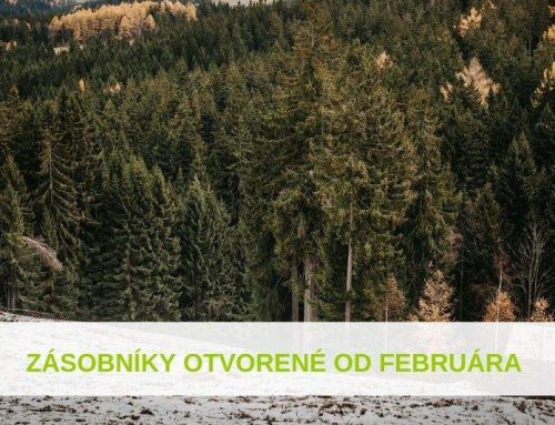 Zásobníky otvorené od februára